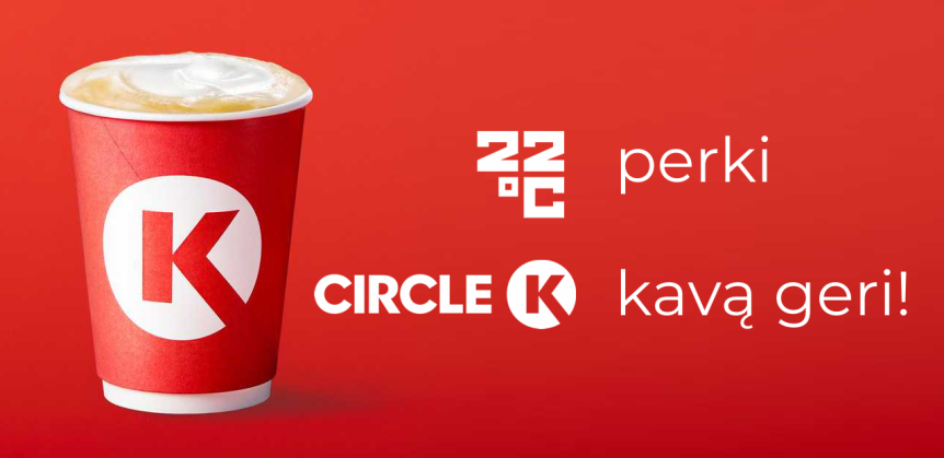 22C perki - Circle K kavą geri