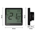 ENGO EONE-230W Išmanusis (ZigBee) Termostatas, 230 V, Juodas