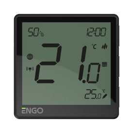 ENGO EONE-230W Išmanusis (ZigBee) Termostatas, 230 V, Juodas
