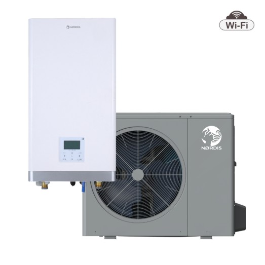 Šilumos siurblys NØRDIS OPTIMUS PRO Split su KV talpa (6.2 kW, HOP 100/190IDU)