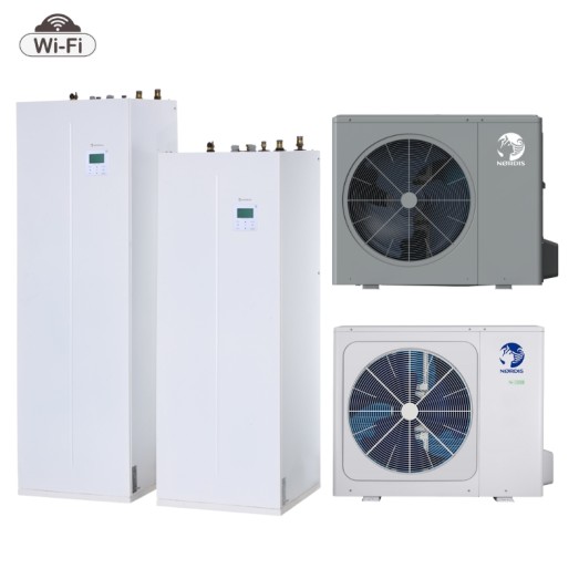 Šilumos siurblys NØRDIS OPTIMUS PRO SPLIT su KV talpa (12.1 kW)