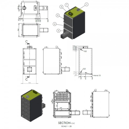 Granulinis katilas ANTARA Smart Sigma N (15 kW)